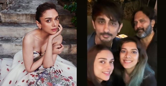 Aditi Rao Hydari Drops Cute Picture With Boyfriend Siddharth