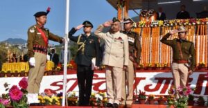 Arunachal Pradesh Governor hoists national flag at Raj Bhavan