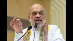 Amit Shah analyzes passing out parade of IPS probationers in Hyderabad