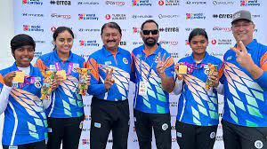 PM praises Indian women’s compound team for winning gold in World Archery Championships