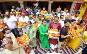 Nag Panchami 2023: Devotees throng ancient Nag Vasuki temple in UP’s Prayagraj