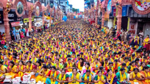 Over 36,000 women recite prayers at Dagadusheth Halwai Ganapati Temple