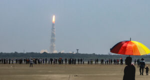 People gather to witness launch of ISRO solar mission, Aditya-L1