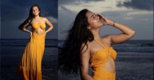 Tejasswi Prakash Serves Vacation Perfection In Orange Maxi-Dress