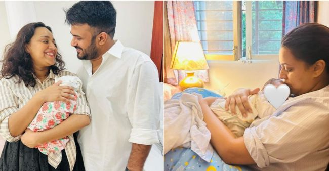 New Mom Swara Bhasker Kisses Her Baby Girl In New Picture 