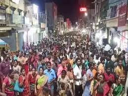 Tamil Nadu: Over 5 lakh devotees participate in holy walk Pournami Girivilam at Arunachaleswarar temple