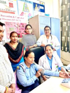 Non-Communicable Diseases (NCD) screening camp organized at civil hospital