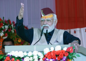 PM Narendra Modi at the inauguration and foundation stone-laying of multiple development projects