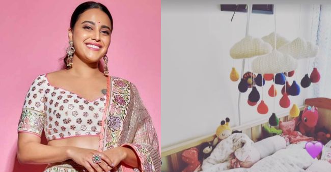 Swara Bhasker Gives A Peek Into Raabiyaa’s Beautifully Decorated Crib 