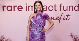 Selena Gomez Shines In Glittery Outfits For Inaugural Rare Impact Fund Benefit