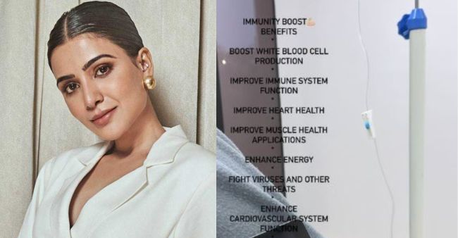 Samantha Ruth Prabhu Offers Glimpse Into Health Treatment