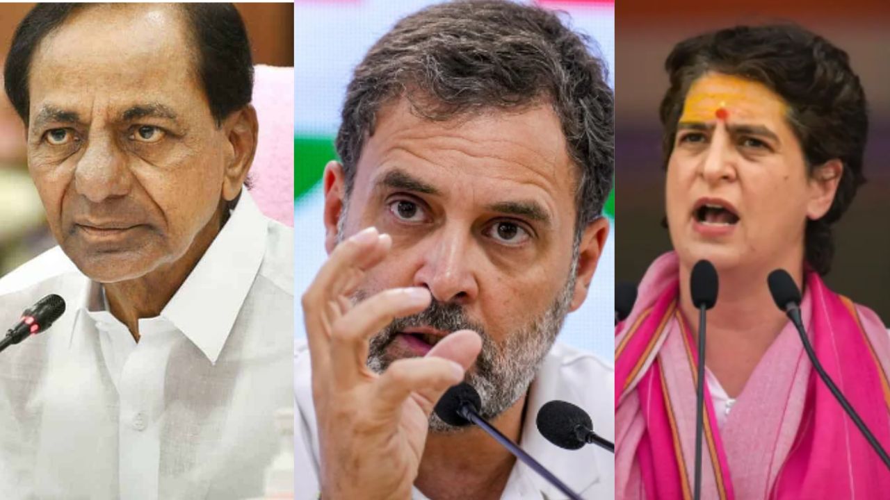 Litmus test for KCR, Rahul, Priyanka in Telangana polls