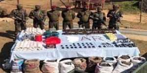 Huge amount of explosives, ammunitions recovered in Mizoram