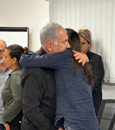 Netanyahu meets families of missing, captive Israelis after Hamas’ assault