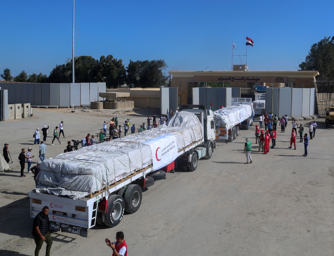 IDF facilitates humanitarian aid delivery to Gaza