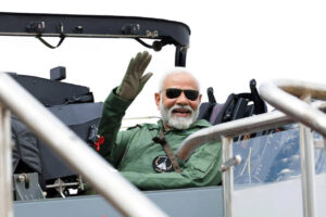 Prime Minister Narendra Modi takes sortie on Tejas fighter aircraft