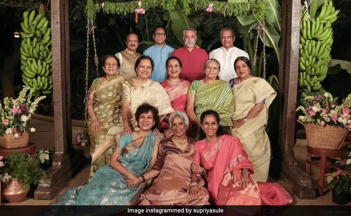 Pawar family celebrates Bhau Beej: Sharad Pawar, Supriya Sule, and Ajit Pawar unite