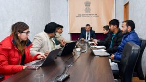 Amit Sharma chairs meeting on Ladakh Cyber Security Policy