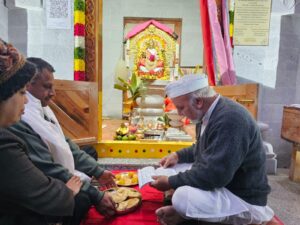 Diwali returns to Sharda Devi temple TEETWAL after 75 years