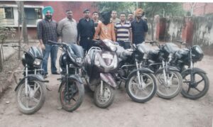 Operation Cell Team Arrests Bike Thief, Recovers 5 Stolen Motorcycles