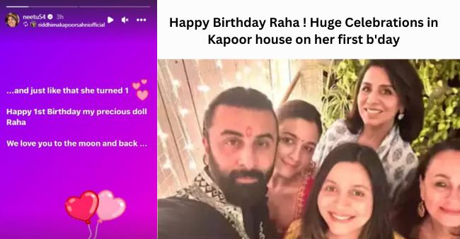 Ranbir and Alia’s Daughter turns 1; pooja Bhatt shares pictures