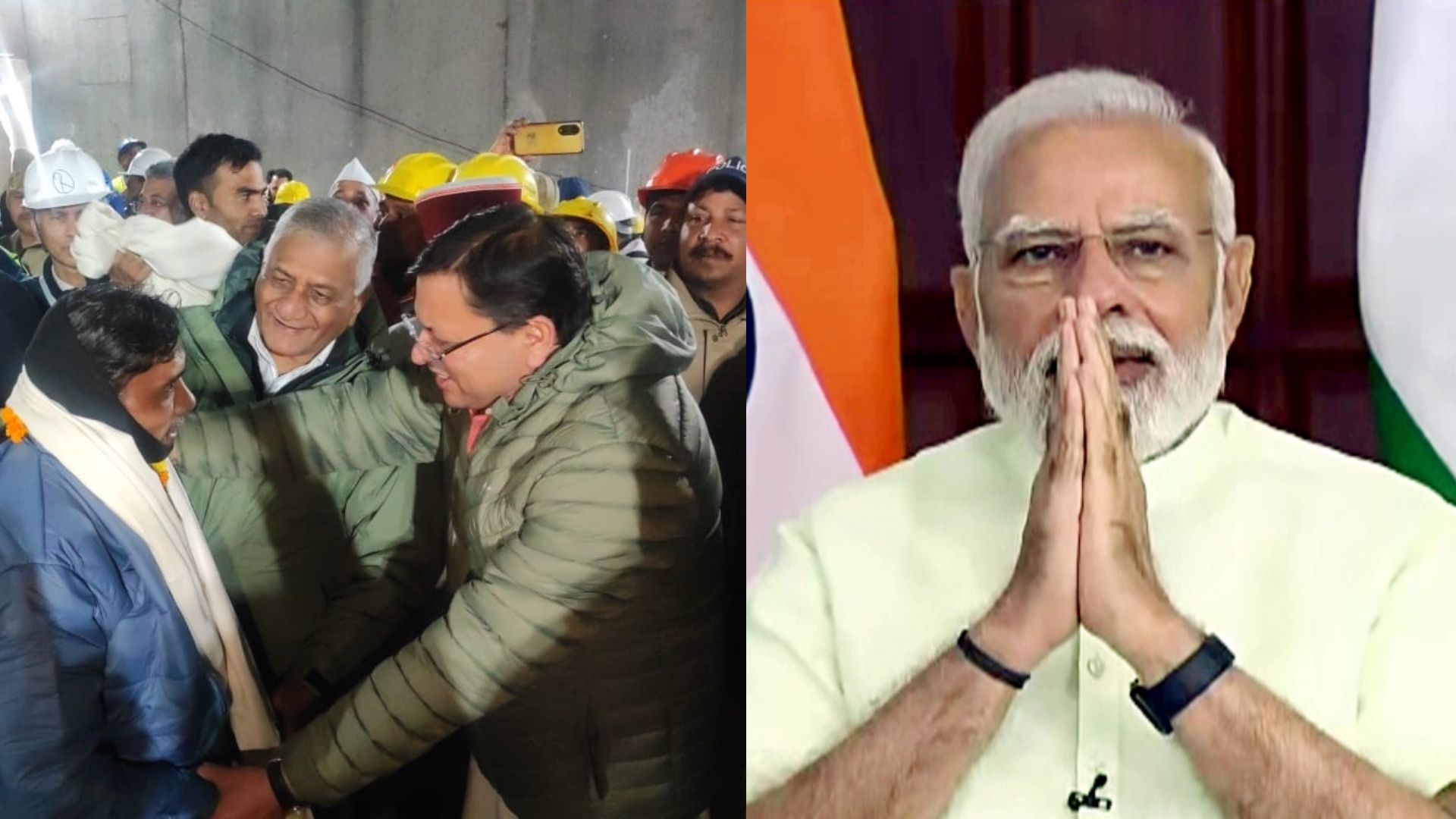 CM Dhami Lauds PM Modi’s Consistent Updates on Uttarkashi Tunnel Rescue Operations