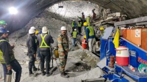 Silkyara tunnel rescue: Pipe laying work completed, evacuation soon says CM Dhami