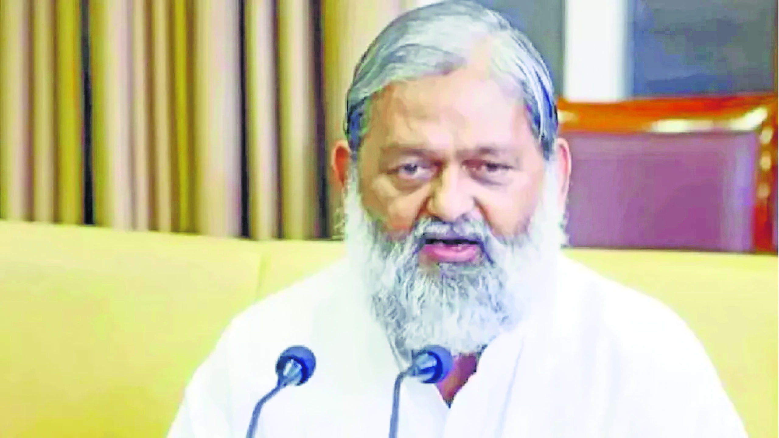 Uproar rises over Haryana Home Minister Anil Vij’s statement