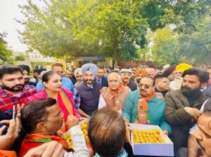 Punjab BJP celebrates party’s victory in Vidhan Sabha polls