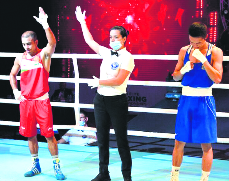 Thapa, Sanjeet, Panghal advance to boxing finals