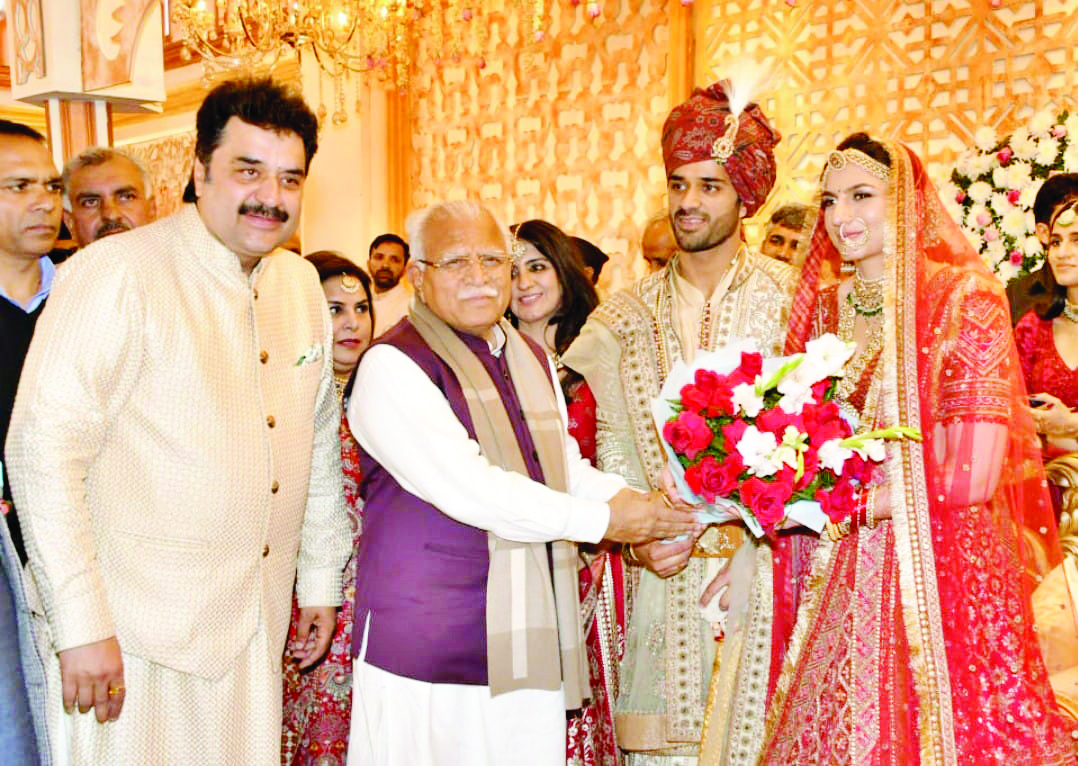 VP, CM along with bigwigs grace the blessing ceremony of Kuldeep Bishnoi’s sons