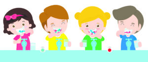 What role does oral hygiene play in child development?