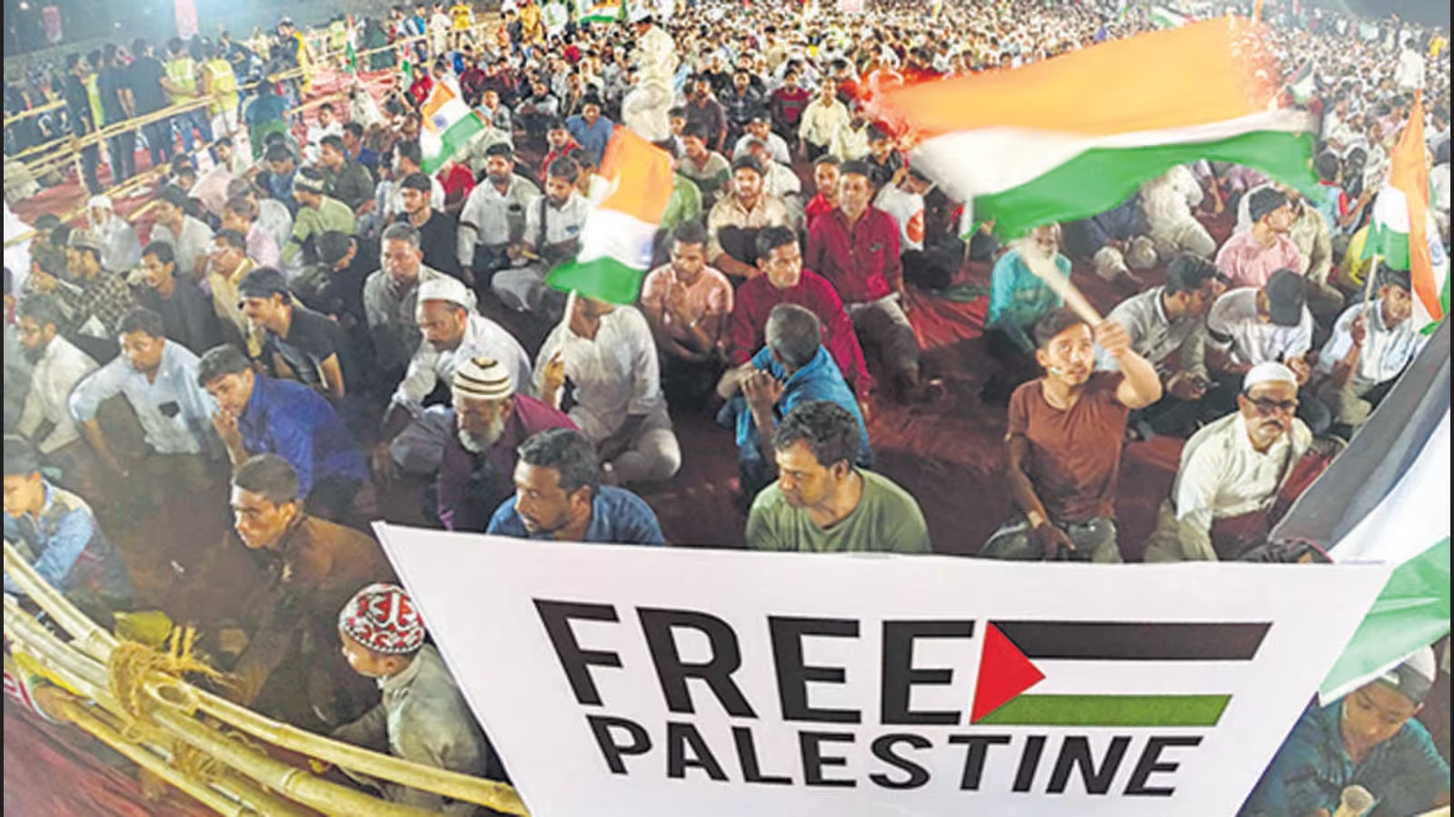 Mumbai stands in solidarity with Palestine amidst conflict