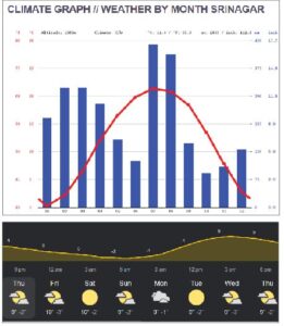 Srinagar Records Season’s Coldest Night at Minus 2.6°C, Further Drop Expected