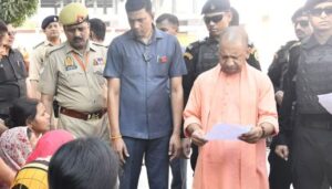 CM Yogi Adityanath hosts the Gorakhnath Temple’s “Janta Darshan”