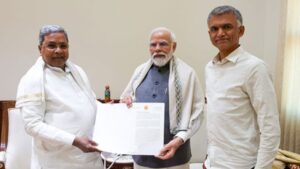 Karnataka Chief Minister Meets PM Modi, Urges Swift Release of Drought Relief