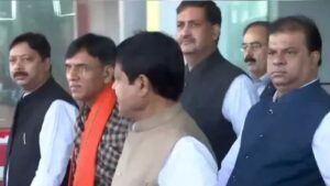 Legislature party meeting: BJP observers Arjun Munda, Sarbananda Sonowal reach Raipur