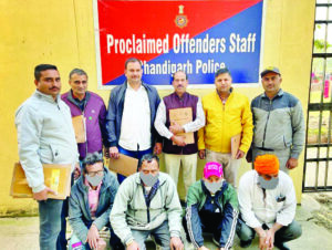 Chandigarh Police nabs 7 declared fugitives, including 3 POs