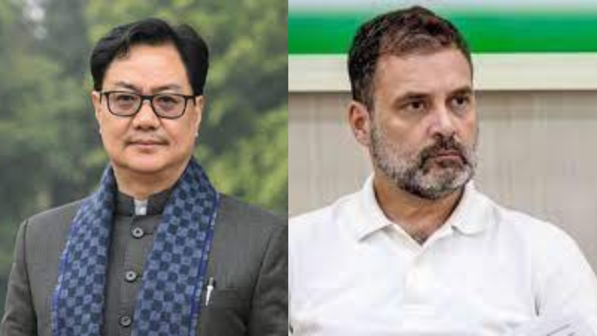 Kiren Rijiju Criticizes Rahul Gandhi for Filming TMC’s Kalyan Banerjee, Drawing Controversy