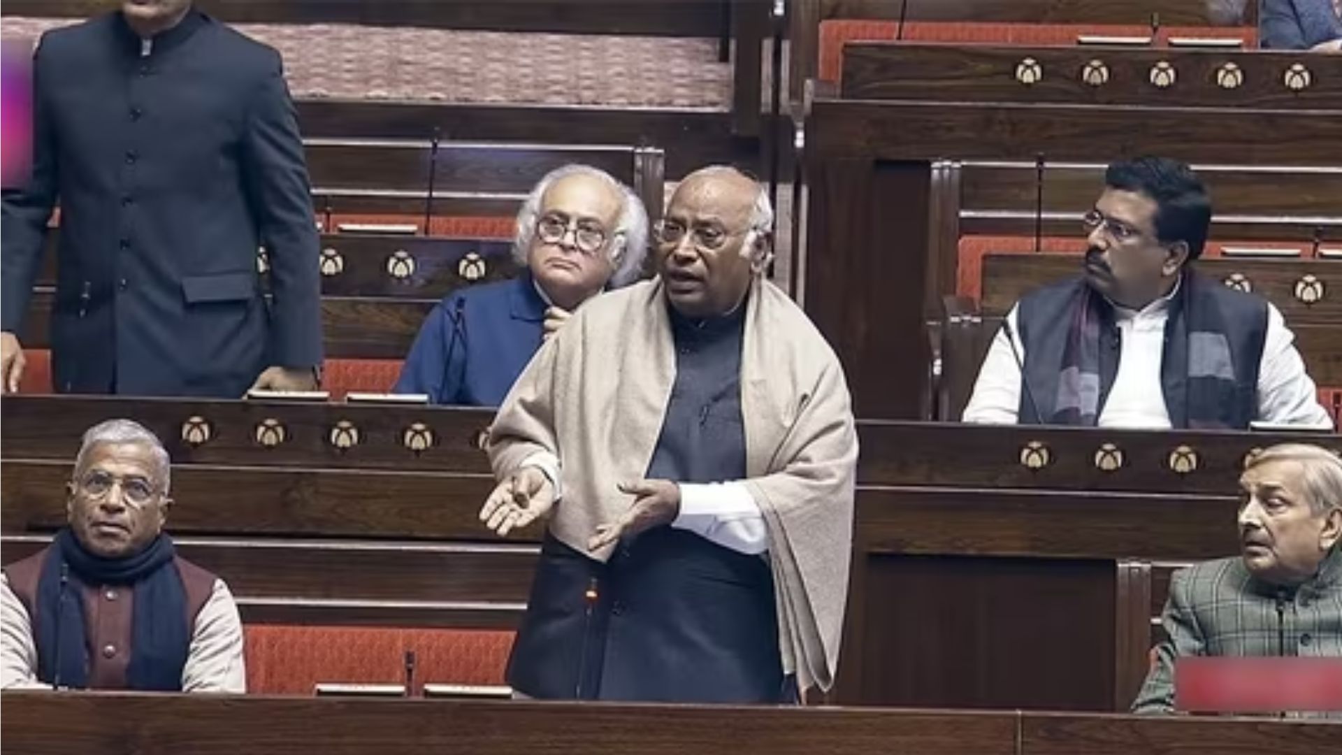 Parliament security breach: LoP Kharge writes to Rajya Sabha chairman Dhankhar, seeks Amit Shah’s statement