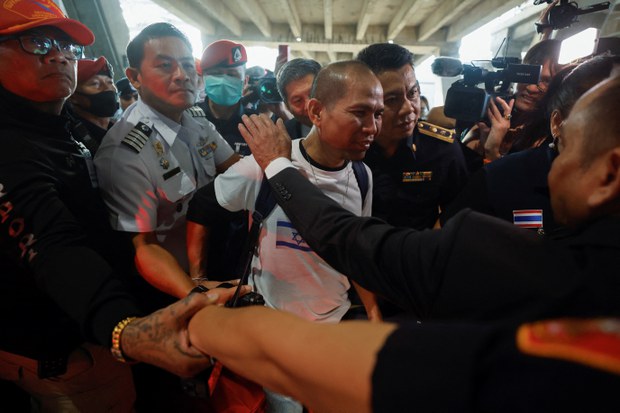 Families rejoice as 17 freed Thai hostages return home from Hamas