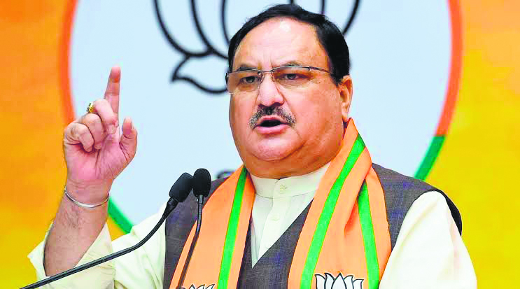 JP Nadda questions Cong’s silence on MP Dheeraj’s cash recovery