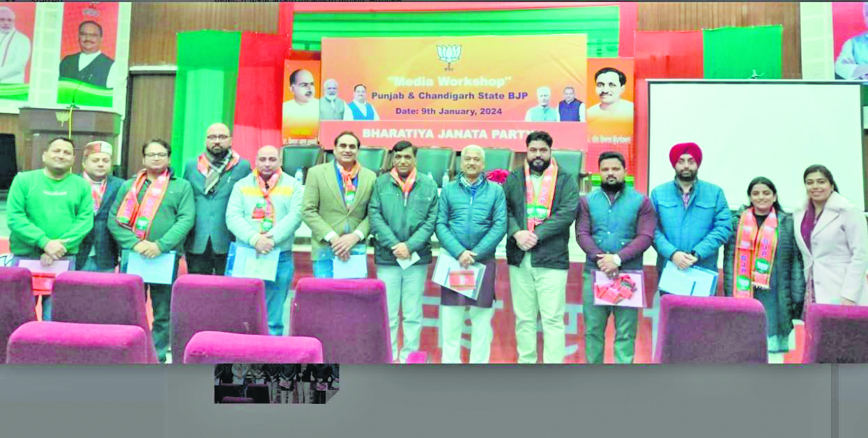 Chandigarh and Punjab BJP Join forces for insightful media workshop