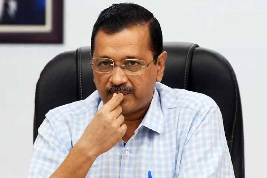 Delhi CM Arvind Kejriwal attends bhandaras on Ram Lalla Pran Pratistha day