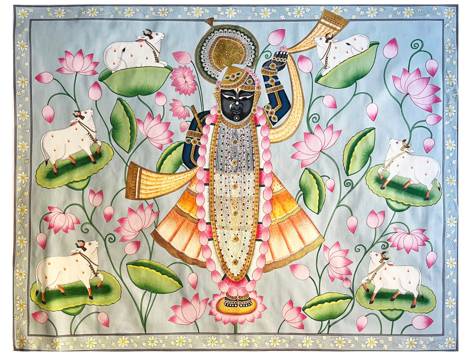 Pichwai Wall Hangings: A Divine Tapestry of Rajasthan’s Rich Heritage