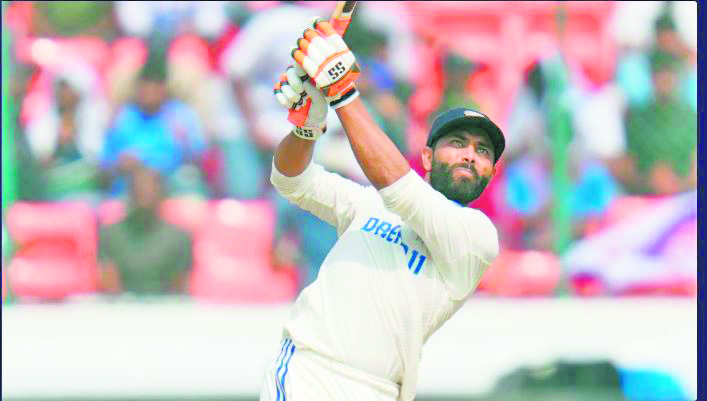 Rahul and Jadeja shine as India takes commanding lead on Day 2