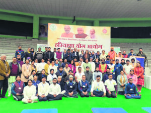 Haryana Yoga Commission launches Surya namaskar campaign in Panchkula