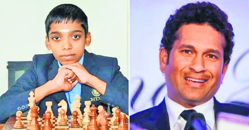 Tendulkar praises Praggnanandhaa for becoming India’s No.1 chess player