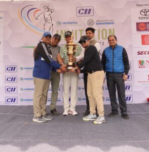 Vibhore Agarwal clinches Best CII Golfer Trophy