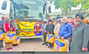 MLA Kulwant Singh flags off eighth group of pilgrims